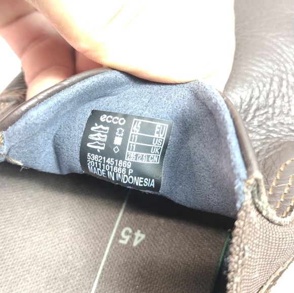 Ecco Classic Slip On Sneaker l Size 11 (45) EU l Coffee / Brown - Picture 10 of 10